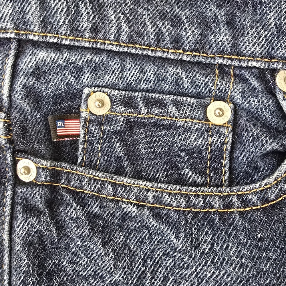 Polo Ralph Lauren Jeans Womens 2 Dark Wash Bootcut Mid Rise 100% Cotton Denim - Picture 7 of 11